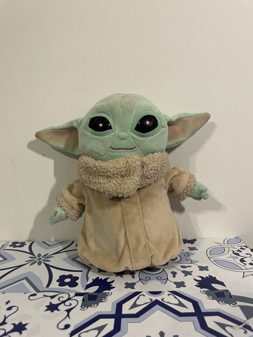 Baby Yoda Disney Star Wars Mandalorian 9” Plush Child Grogu Stuffed Toy Mattel